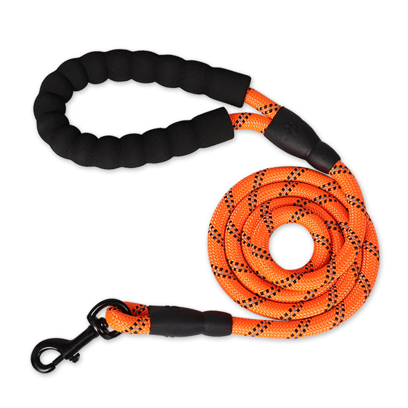 Reflective Nylon Dog Leash for Small, Medium, and Large Dogs - Ideal for Walking and Training