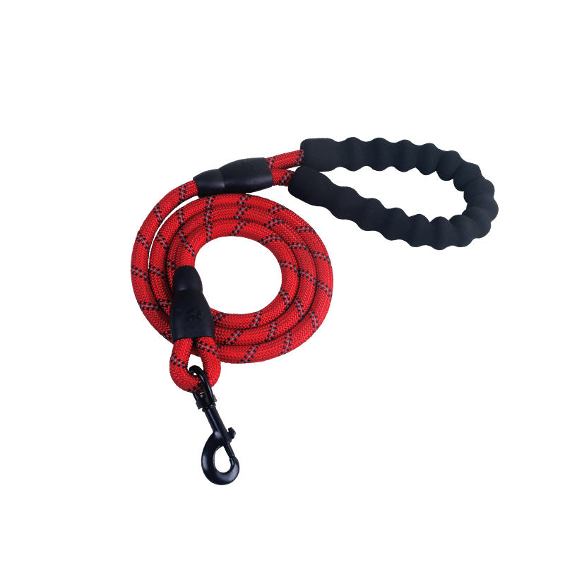 Reflective Nylon Dog Leash for Small, Medium, and Large Dogs - Ideal for Walking and Training