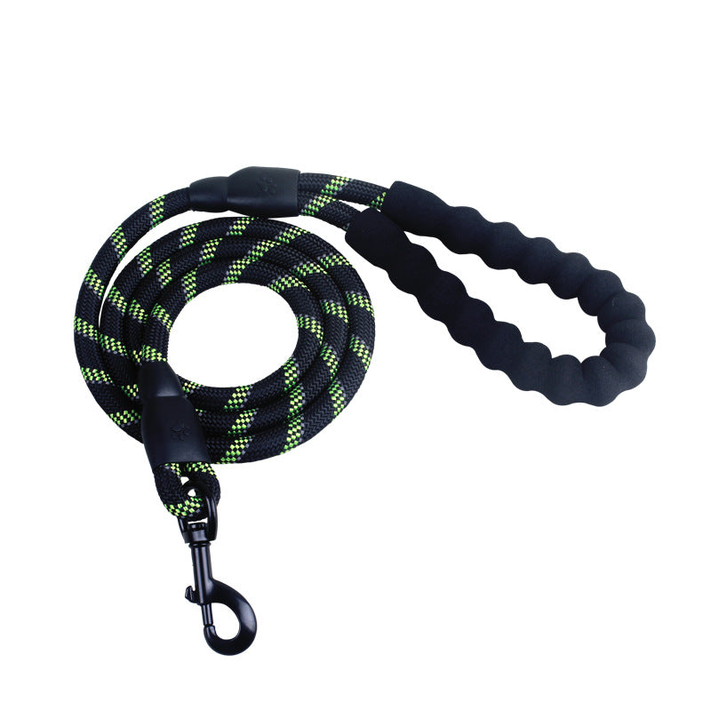 Reflective Nylon Dog Leash for Small, Medium, and Large Dogs - Ideal for Walking and Training