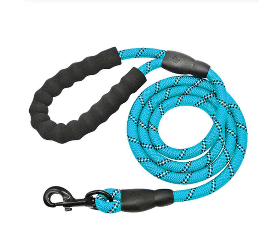 Reflective Nylon Dog Leash for Small, Medium, and Large Dogs - Ideal for Walking and Training