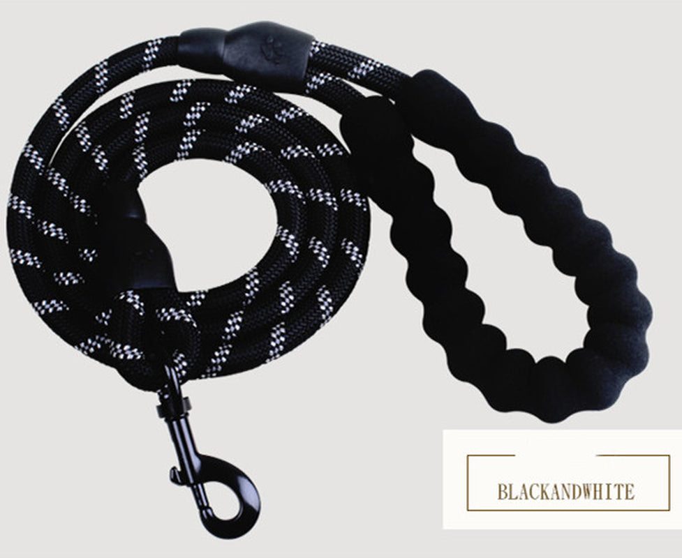 Reflective Nylon Dog Leash for Small, Medium, and Large Dogs - Ideal for Walking and Training