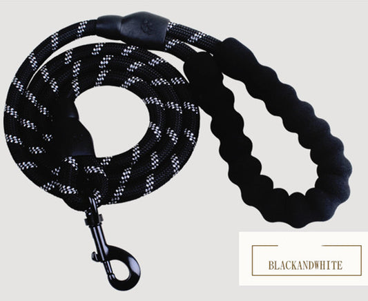 Reflective Nylon Dog Leash for Small, Medium, and Large Dogs - Ideal for Walking and Training