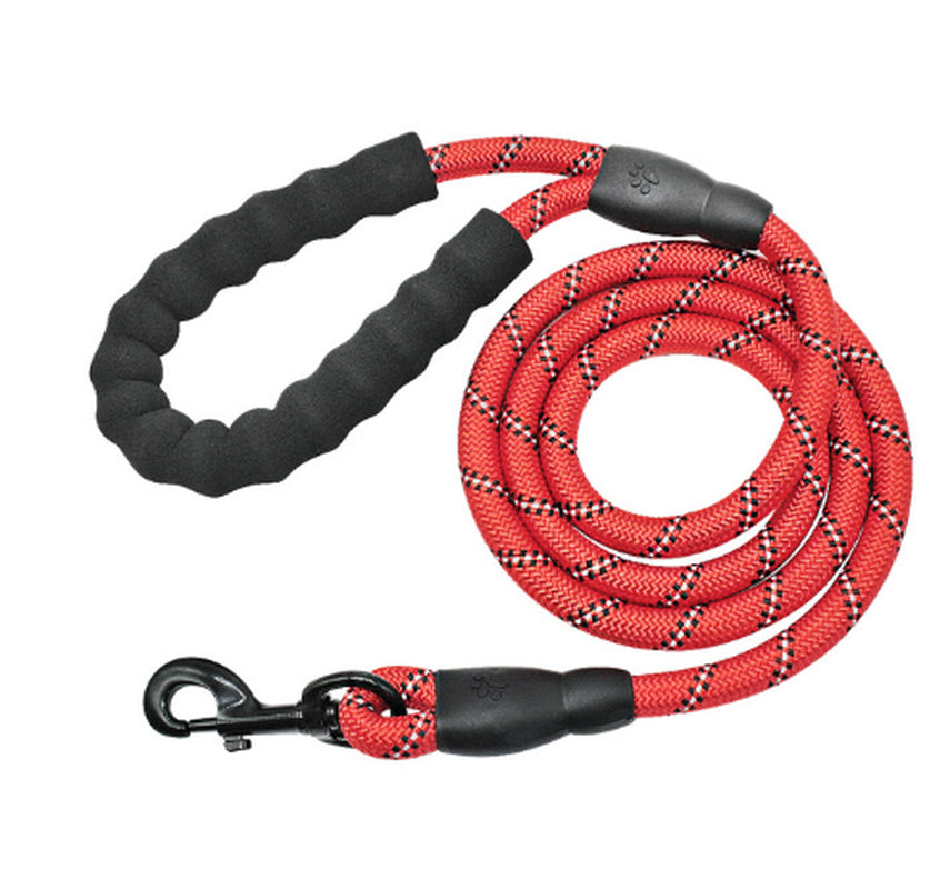 Reflective Nylon Dog Leash for Small, Medium, and Large Dogs - Ideal for Walking and Training