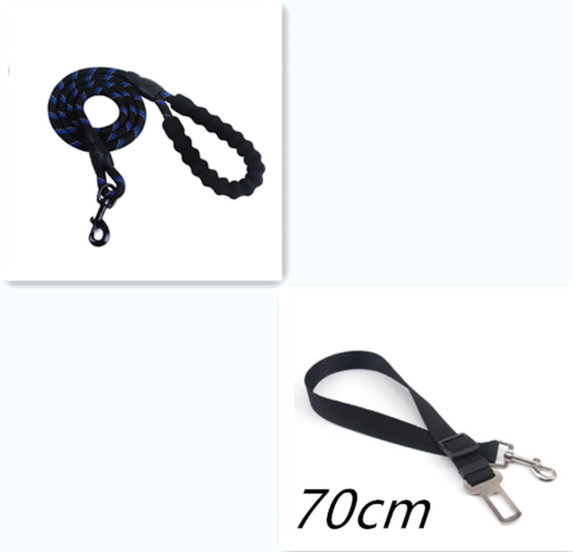 Reflective Nylon Dog Leash for Small, Medium, and Large Dogs - Ideal for Walking and Training